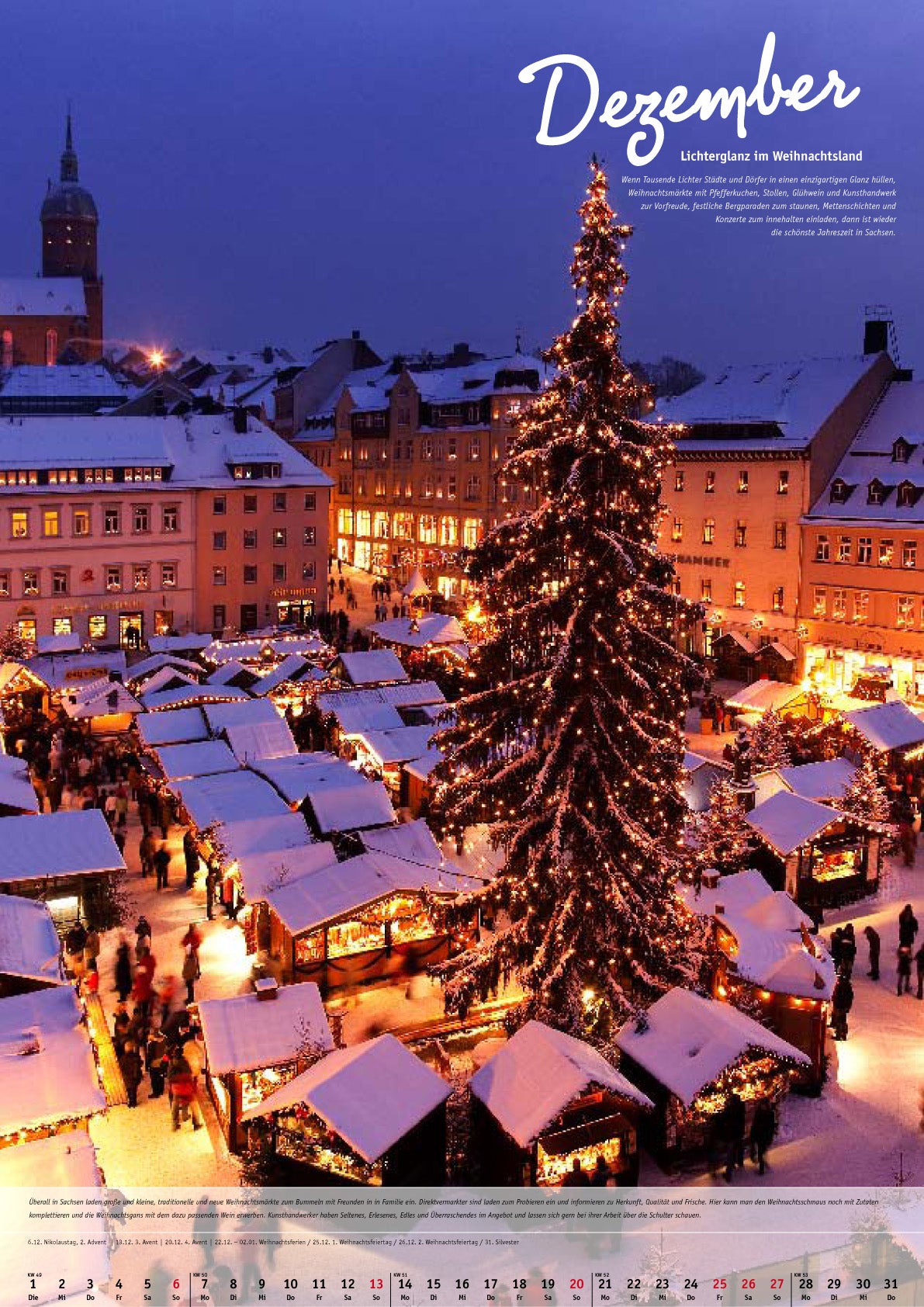 Erlebnisreisekalender "Meine SachsenZeit"