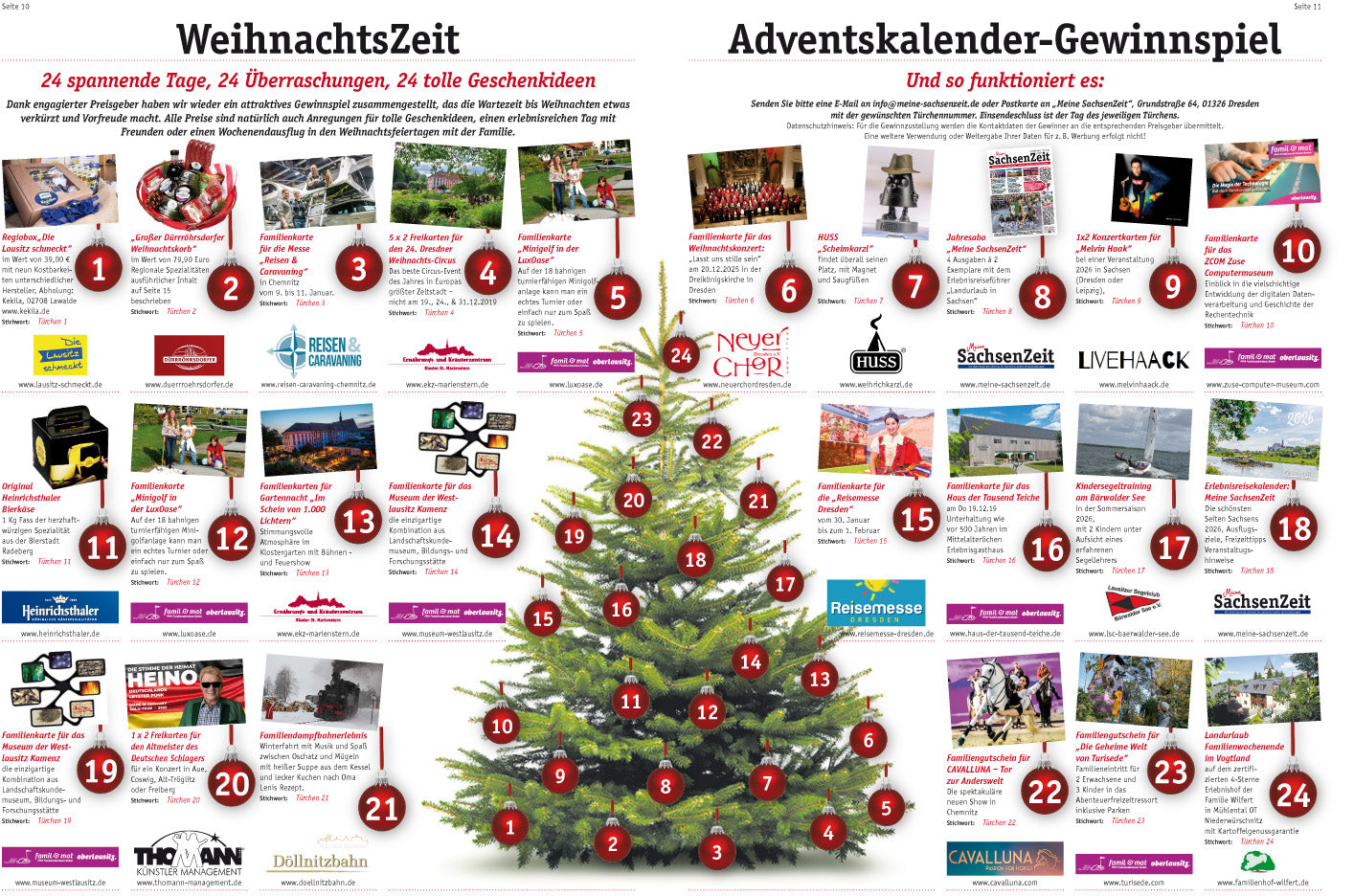 Veranstaltungszeitung "Meine SachsenZeit"
