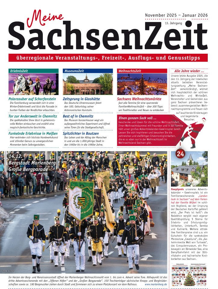 Veranstaltungszeitung "Meine SachsenZeit"