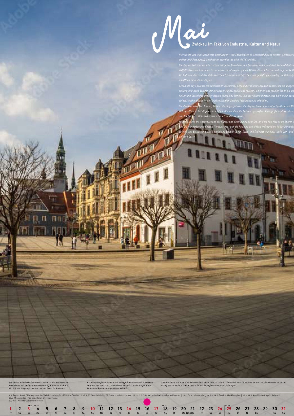 Erlebnisreisekalender "Meine SachsenZeit"
