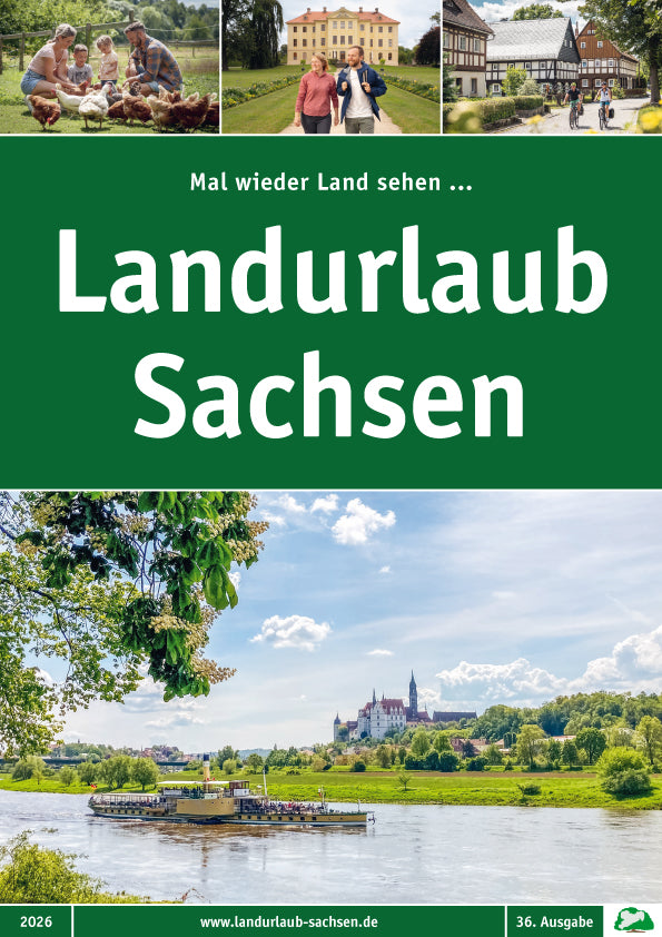 Erlebnisreiseführer "Landurlaub in Sachsen"