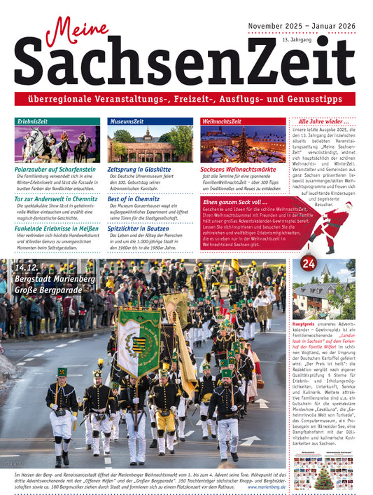 Veranstaltungszeitung "Meine SachsenZeit"