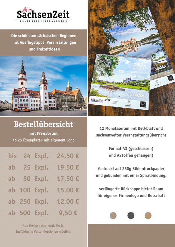 Erlebnisreisekalender "Meine SachsenZeit"