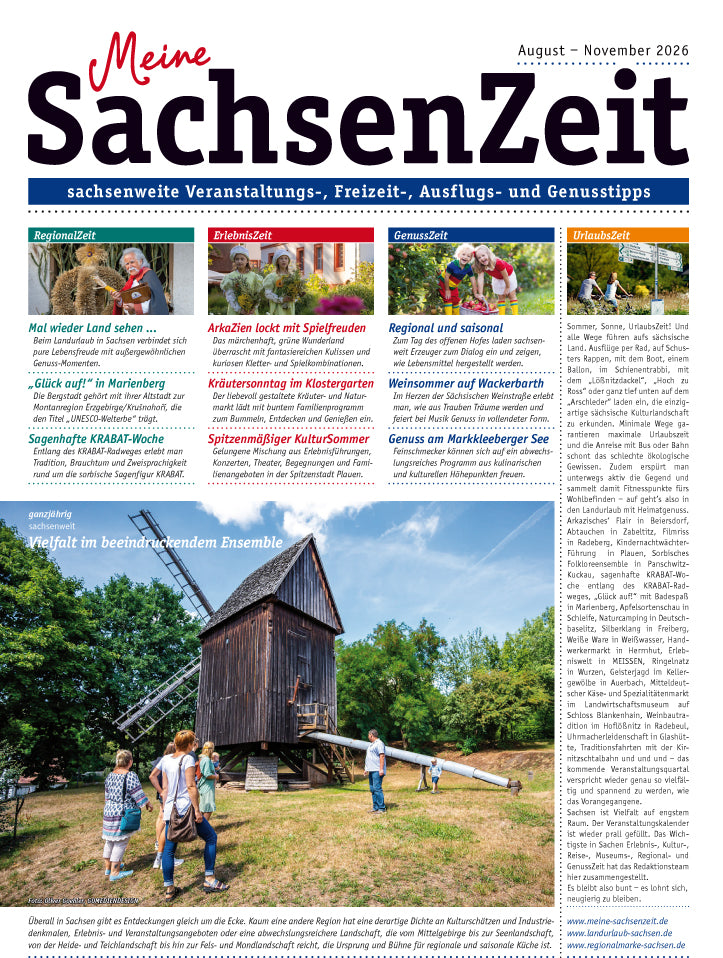 Veranstaltungszeitung "Meine SachsenZeit"
