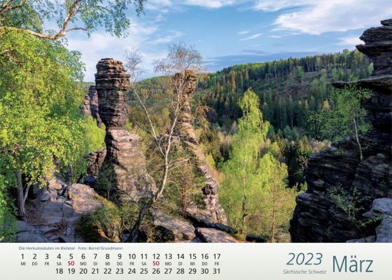 Landschaftskalender Sächsische Schweiz 2023