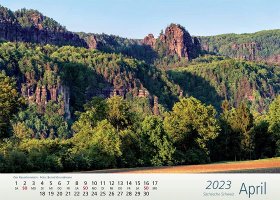 Landschaftskalender Sächsische Schweiz 2023